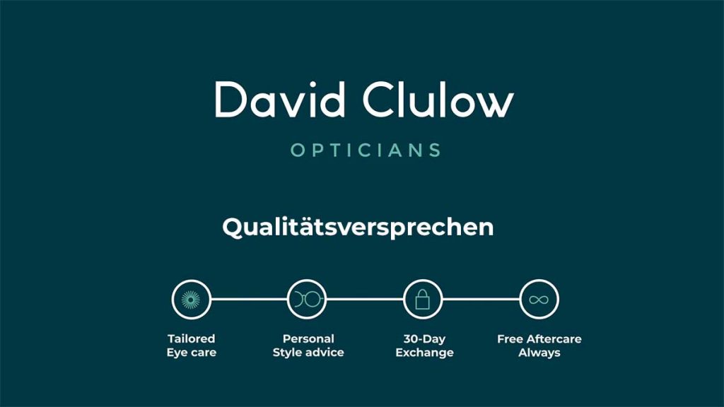 Das David Clulow Qualitätsversprechen